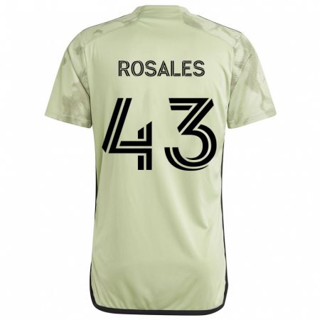 Kandiny Herren Diego Rosales #43 Hellgrün Auswärtstrikot Trikot 2024/25 T-Shirt