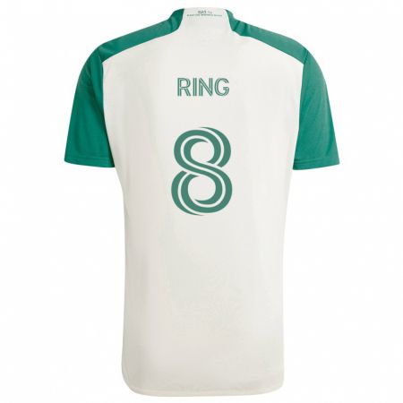 Kandiny Herren Alexander Ring #8 Braune Farben Grün Auswärtstrikot Trikot 2024/25 T-Shirt