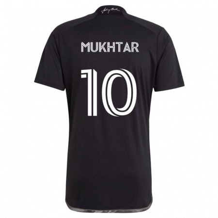 Kandiny Herren Hany Mukhtar #10 Schwarz Auswärtstrikot Trikot 2024/25 T-Shirt