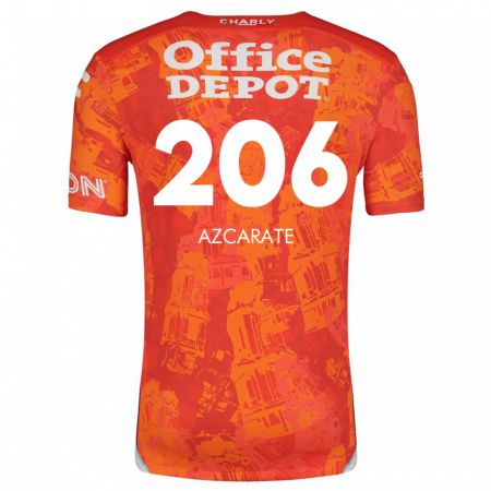 Kandiny Herren Yerar Azcárate #206 Orange Weiß Auswärtstrikot Trikot 2024/25 T-Shirt