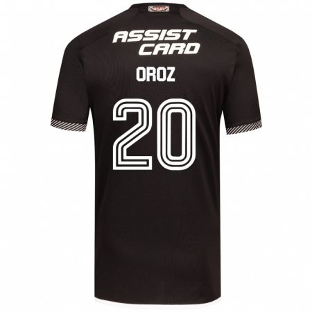 Kandiny Herren Alexander Oroz #20 Schwarz-Weiss Auswärtstrikot Trikot 2024/25 T-Shirt