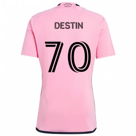 Kandiny Damen Bryan Destin #70 Rosa Heimtrikot Trikot 2024/25 T-Shirt