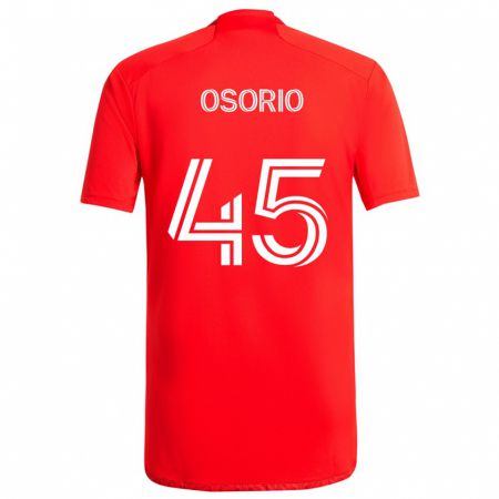 Kandiny Damen Harold Osorio #45 Rot-Weiss Heimtrikot Trikot 2024/25 T-Shirt