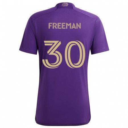 Kandiny Damen Alex Freeman #30 Lila Gelb Heimtrikot Trikot 2024/25 T-Shirt