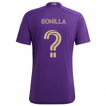 Kandiny Damen Jarell Bonilla #0 Lila Gelb Heimtrikot Trikot 2024/25 T-Shirt