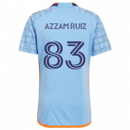 Kandiny Damen Camil Azzam Ruiz #83 Blau Orange Heimtrikot Trikot 2024/25 T-Shirt