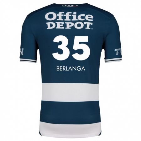 Kandiny Damen Jorge Berlanga #35 Blau Weiss Heimtrikot Trikot 2024/25 T-Shirt