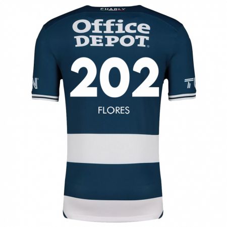 Kandiny Damen Luis Flores #202 Blau Weiss Heimtrikot Trikot 2024/25 T-Shirt