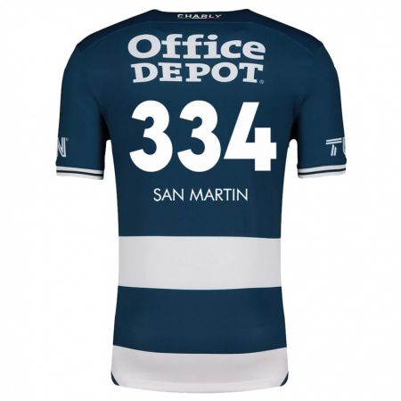 Kandiny Damen Uziel San Martín #334 Blau Weiss Heimtrikot Trikot 2024/25 T-Shirt