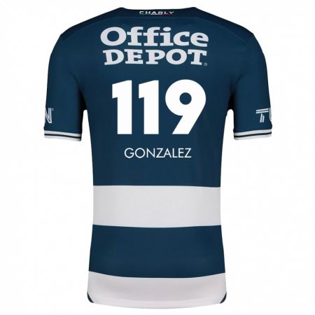 Kandiny Damen Juan González #119 Blau Weiss Heimtrikot Trikot 2024/25 T-Shirt