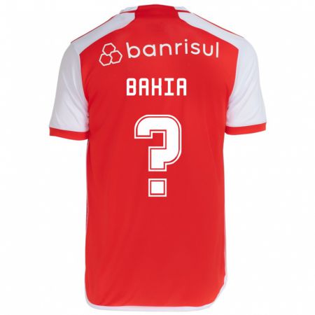 Kandiny Damen Guilherme Bahia #0 Rot-Weiss Heimtrikot Trikot 2024/25 T-Shirt