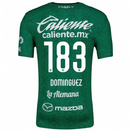 Kandiny Damen Jesús Domínguez #183 Grün Weiß Heimtrikot Trikot 2024/25 T-Shirt