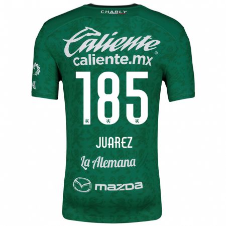 Kandiny Damen Moisés Juárez #185 Grün Weiß Heimtrikot Trikot 2024/25 T-Shirt