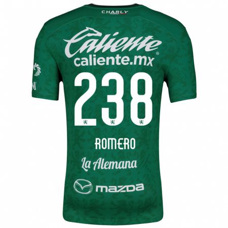 Kandiny Damen Paulo Romero #238 Grün Weiß Heimtrikot Trikot 2024/25 T-Shirt