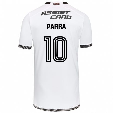 Kandiny Damen Pablo Parra #10 Weiß Schwarz Heimtrikot Trikot 2024/25 T-Shirt