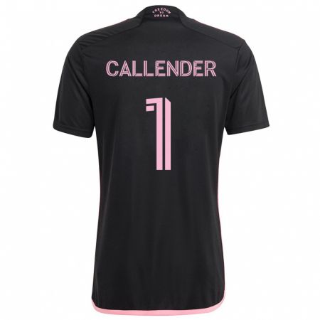 Kandiny Damen Drake Callender #1 Schwarz Auswärtstrikot Trikot 2024/25 T-Shirt