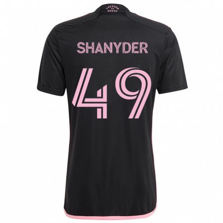 Kandiny Damen Shanyder Borgelin #49 Schwarz Auswärtstrikot Trikot 2024/25 T-Shirt