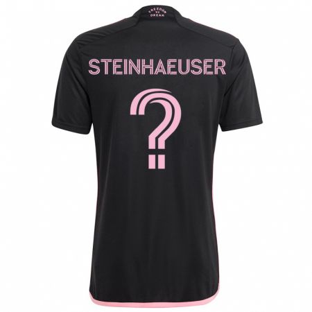 Kandiny Damen Marcus Steinhaeuser #0 Schwarz Auswärtstrikot Trikot 2024/25 T-Shirt