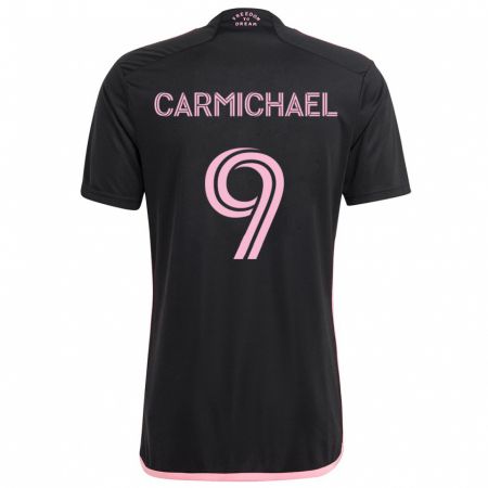 Kandiny Damen Ryan Carmichael #9 Schwarz Auswärtstrikot Trikot 2024/25 T-Shirt