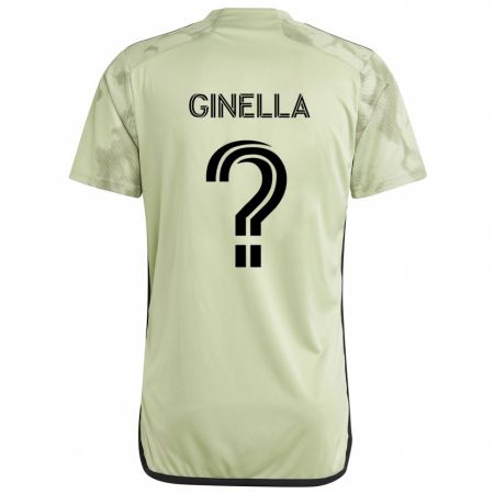 Kandiny Damen Francisco Ginella #0 Hellgrün Auswärtstrikot Trikot 2024/25 T-Shirt