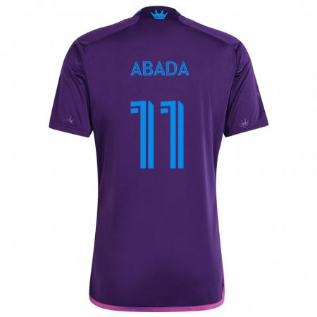 Kandiny Damen Liel Abada #11 Lila-Blau Auswärtstrikot Trikot 2024/25 T-Shirt