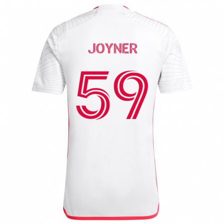 Kandiny Damen Mykhi Joyner #59 Weiß Rot Auswärtstrikot Trikot 2024/25 T-Shirt