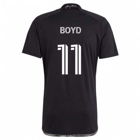 Kandiny Damen Tyler Boyd #11 Schwarz Auswärtstrikot Trikot 2024/25 T-Shirt