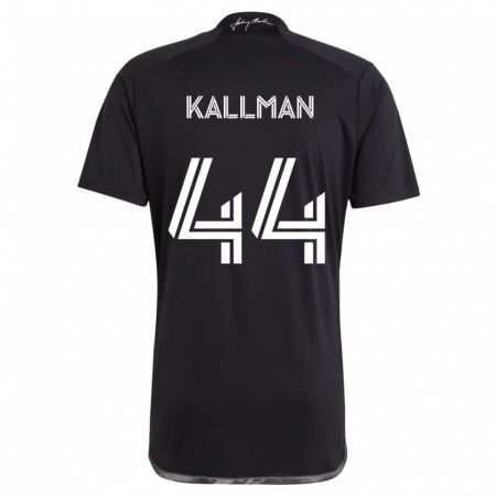 Kandiny Damen Brent Kallman #44 Schwarz Auswärtstrikot Trikot 2024/25 T-Shirt