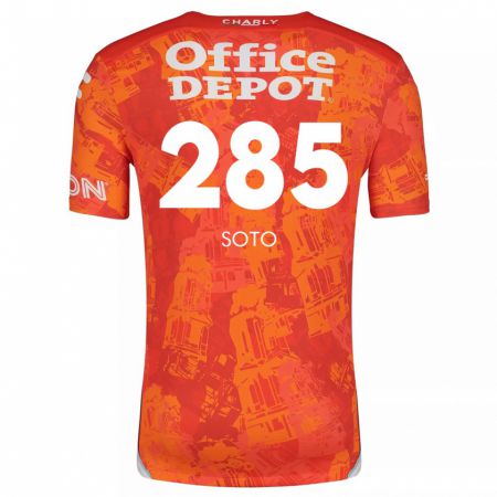 Kandiny Damen Edwin Soto #285 Orange Weiß Auswärtstrikot Trikot 2024/25 T-Shirt