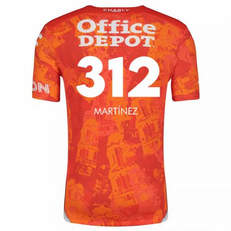 Kandiny Damen Ulises Martínez #312 Orange Weiß Auswärtstrikot Trikot 2024/25 T-Shirt