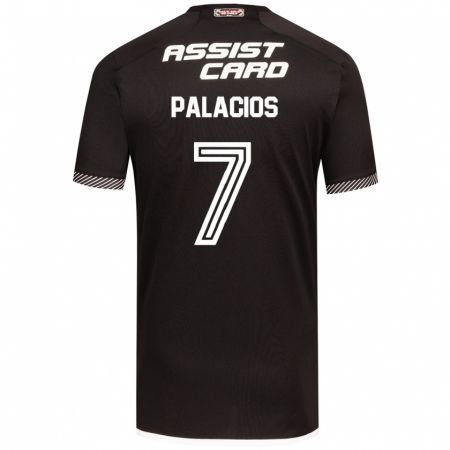 Kandiny Damen Carlos Palacios #7 Schwarz-Weiss Auswärtstrikot Trikot 2024/25 T-Shirt