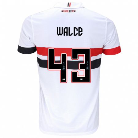 Kandiny Kinder Walce #43 Weiß Rot Schwarz Heimtrikot Trikot 2024/25 T-Shirt