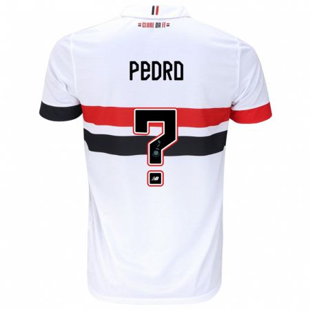 Kandiny Kinder João Pedro #0 Weiß Rot Schwarz Heimtrikot Trikot 2024/25 T-Shirt