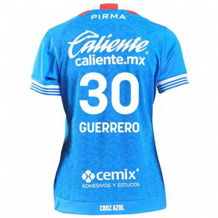 Kandiny Kinder Rafael Guerrero #30 Himmelblau Heimtrikot Trikot 2024/25 T-Shirt