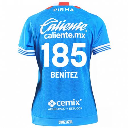 Kandiny Kinder Cristopher Benítez #185 Himmelblau Heimtrikot Trikot 2024/25 T-Shirt