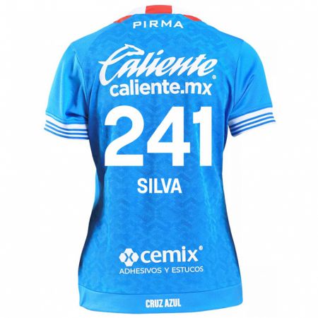 Kandiny Kinder Iván Silva #241 Himmelblau Heimtrikot Trikot 2024/25 T-Shirt