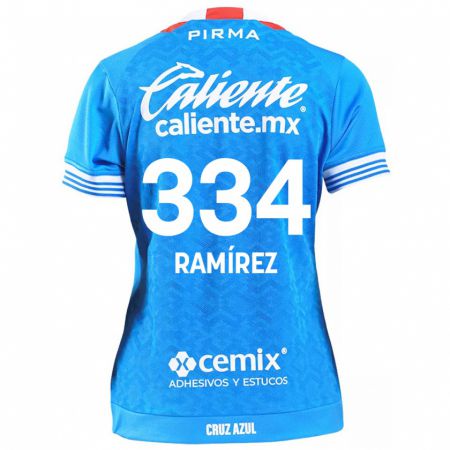 Kandiny Kinder Mauricio Ramírez #334 Himmelblau Heimtrikot Trikot 2024/25 T-Shirt