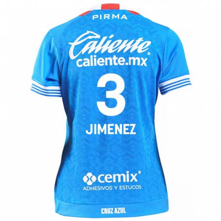 Kandiny Kinder Jaiber Jimenez #3 Himmelblau Heimtrikot Trikot 2024/25 T-Shirt