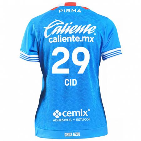 Kandiny Kinder Claudia Cid #29 Himmelblau Heimtrikot Trikot 2024/25 T-Shirt