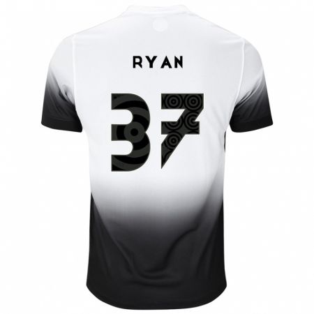 Kandiny Kinder Ryan #37 Weiß Schwarz Heimtrikot Trikot 2024/25 T-Shirt