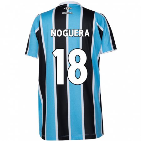 Kandiny Kinder Freddy Noguera #18 Blau Schwarz Weiß Heimtrikot Trikot 2024/25 T-Shirt