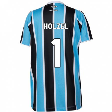 Kandiny Kinder Vivi Holzel #1 Blau Schwarz Weiß Heimtrikot Trikot 2024/25 T-Shirt