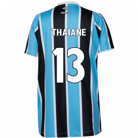 Kandiny Kinder Thaiane #13 Blau Schwarz Weiß Heimtrikot Trikot 2024/25 T-Shirt