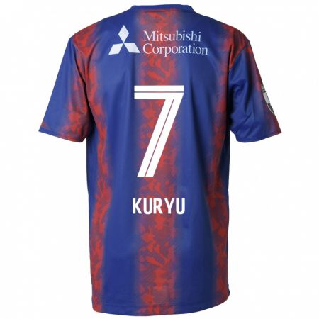 Kandiny Kinder Kuryu Matsuki #7 Blau Rot Heimtrikot Trikot 2024/25 T-Shirt