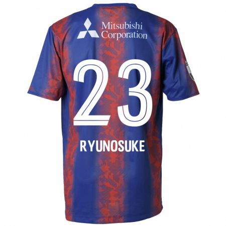 Kandiny Kinder Ryunosuke Sato #23 Blau Rot Heimtrikot Trikot 2024/25 T-Shirt