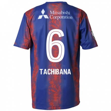 Kandiny Kinder Keigo Tachibana #6 Blau Rot Heimtrikot Trikot 2024/25 T-Shirt