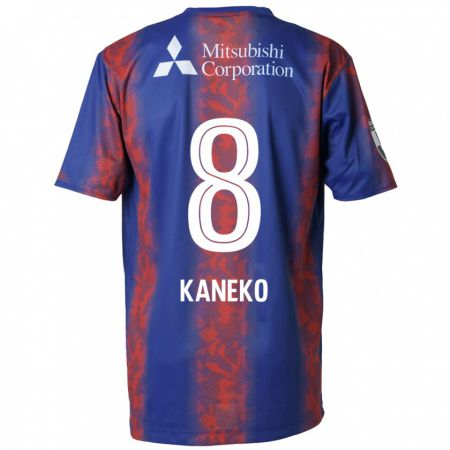 Kandiny Kinder Shunsuke Kaneko #8 Blau Rot Heimtrikot Trikot 2024/25 T-Shirt