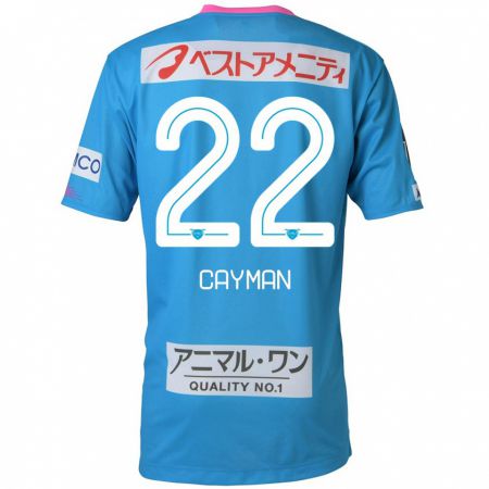 Kandiny Kinder Cayman Togashi #22 Blau Rosa Heimtrikot Trikot 2024/25 T-Shirt