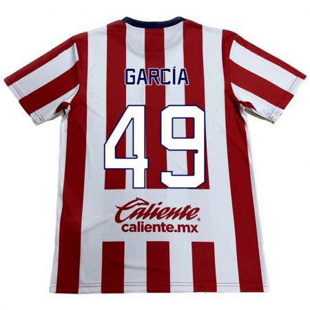 Kandiny Kinder Gilberto García #49 Rot-Weiss Heimtrikot Trikot 2024/25 T-Shirt