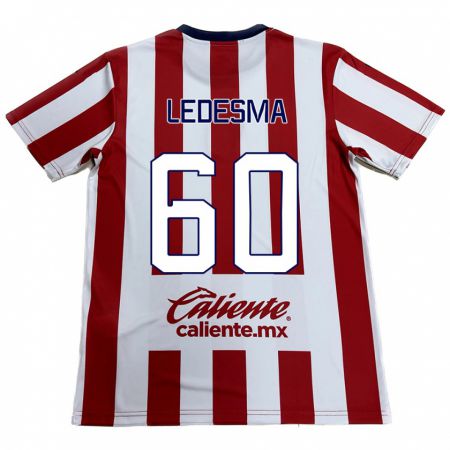 Kandiny Kinder Luis Ledesma #60 Rot-Weiss Heimtrikot Trikot 2024/25 T-Shirt